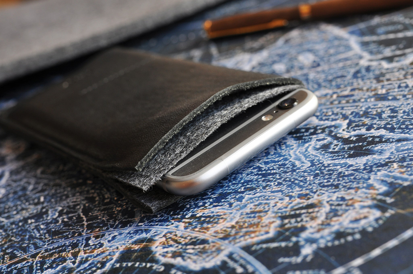 Premium American Horween Leather iPhone Wrap | Slim, Stylish, and Functional