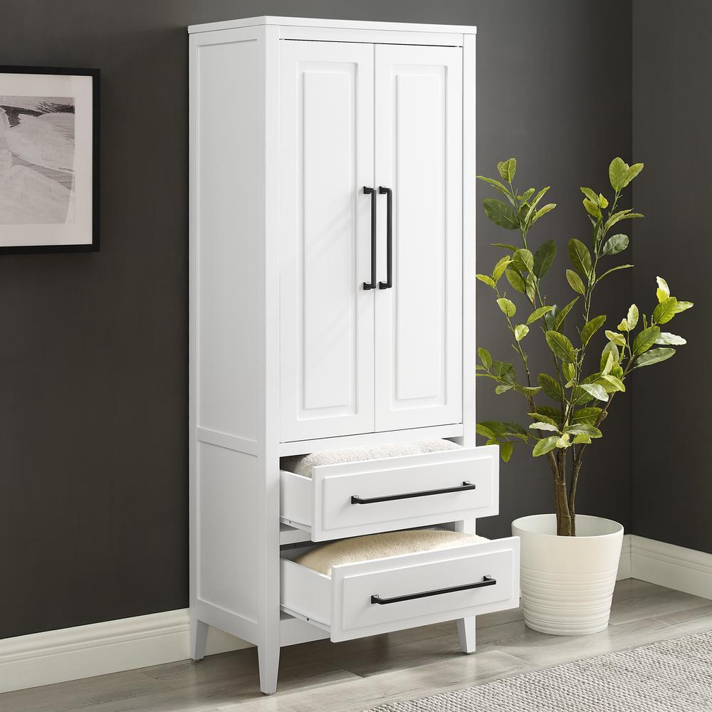 Genevieve Storage Pantry White - Versatile Kitchen Organization and Storage