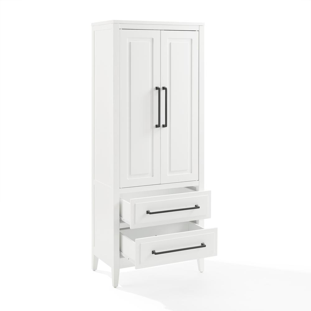 Genevieve Storage Pantry White - Versatile Kitchen Organization and Storage