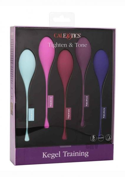 CalExotics Kegel Training 5pc Set Assorted - Pelvic Floor Muscle Exerciser