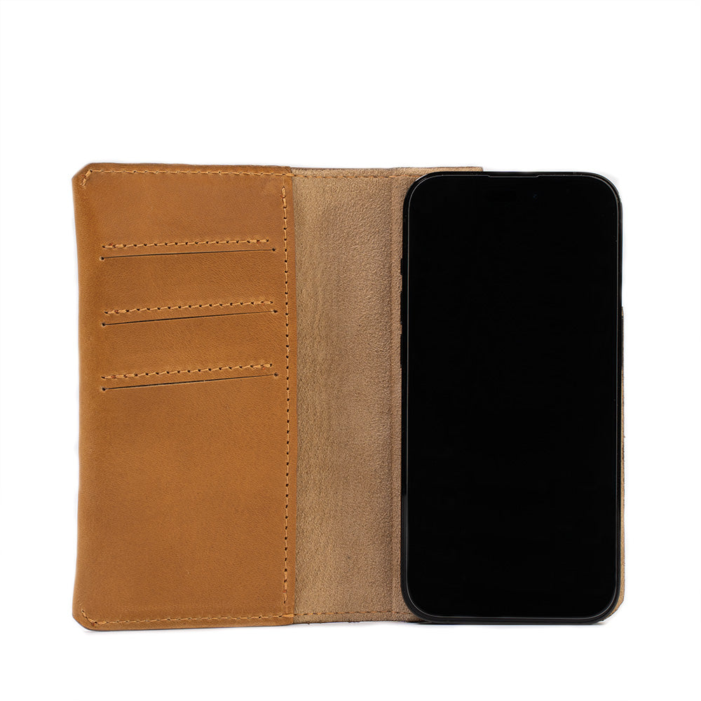 iPhone 14 series Leather Folio Case Wallet with MagSafe - The Perfect Combination of Style and Functionality