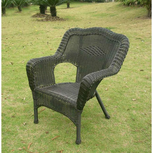 Camelback Resin Wicker Patio Chair - Stylish and Durable Outdoor Furniture