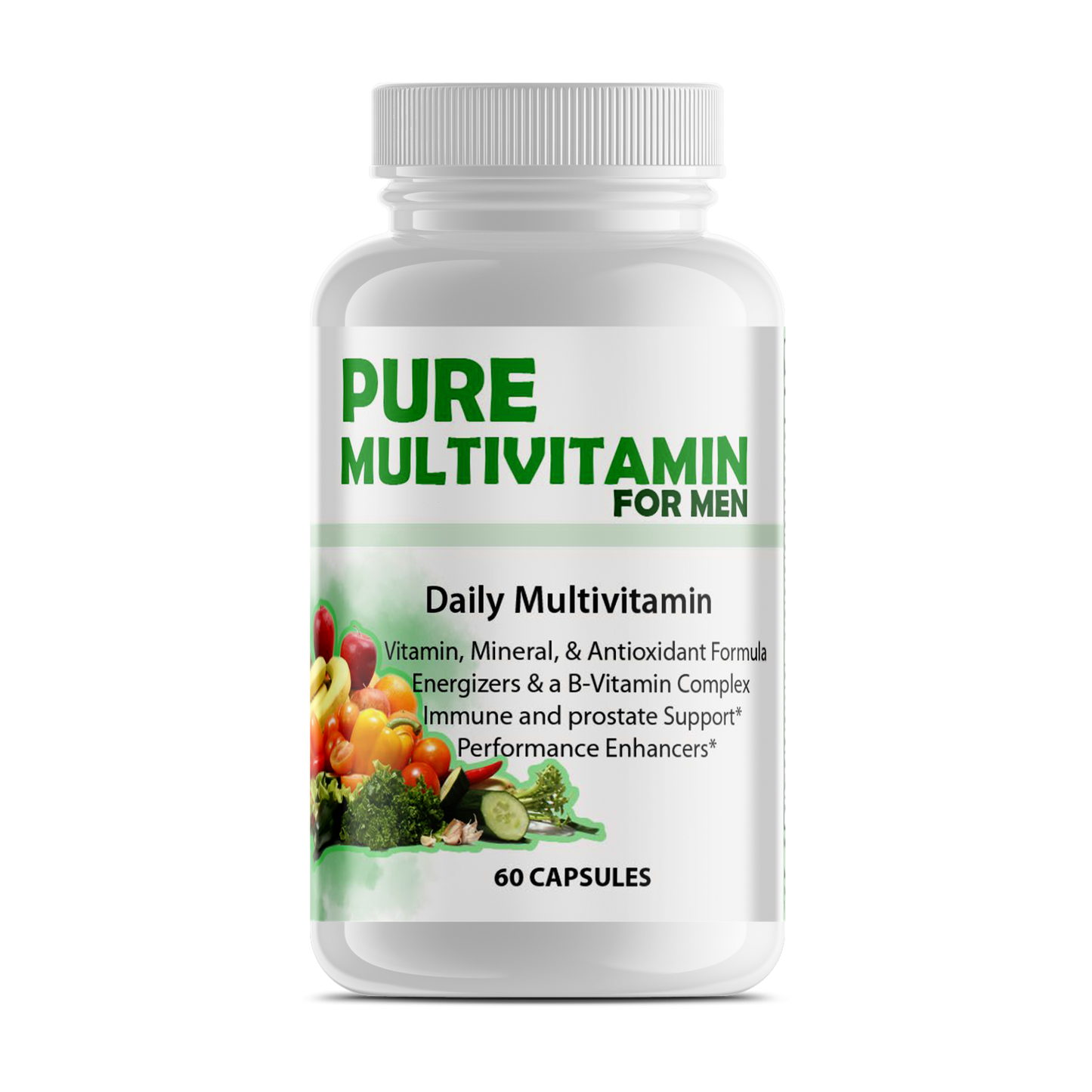 Pure Multi-Vitamins Mens - Essential Nutrients for Men's Health