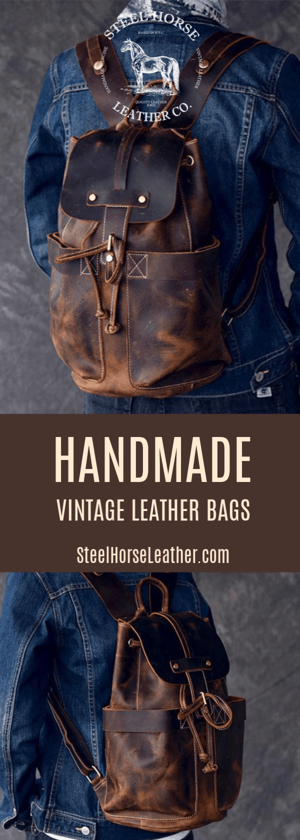 The Olaf Rucksack | Vintage Leather Travel Backpack