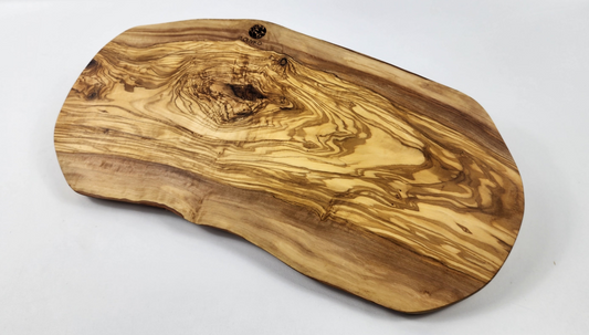 XL Handmade 100% Olive Wood Cutting Board - Premium Quality, Natural and Sustainable