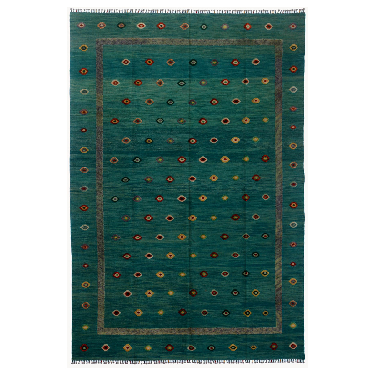 Berjista Handmade Elephant Kilim Rug | Genuine Wool | Bohemian Vibe Style