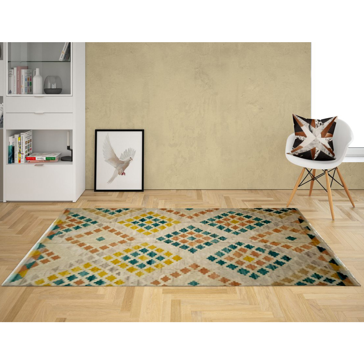 Handmade Coral Reef Kilim Rug - Colorful and Attractive Rugs for Stylish Interiors