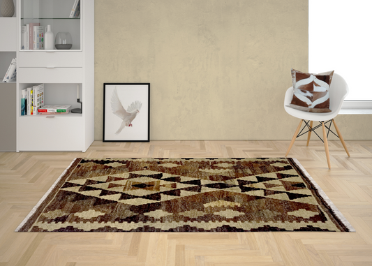 Woolen Handmade Mongoose Kilim Rug - Colorful and Attractive | Fybernots