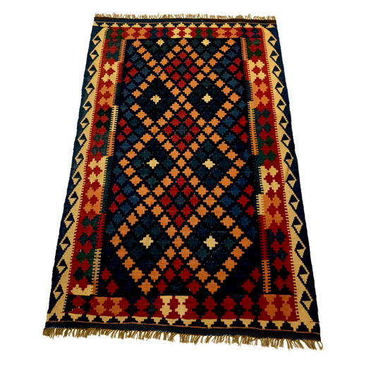 Handmade Black Pearl Kilim Rug - Add Style and Elegance to Your Interiors