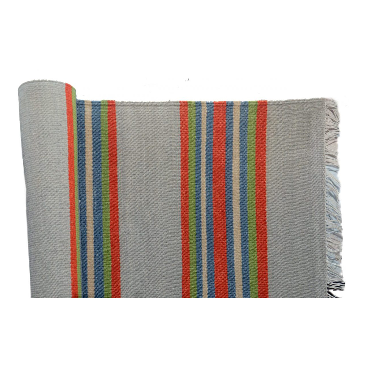 Handmade Striped Stack Pattern Rug - Colorful and Attractive Woolen Rug