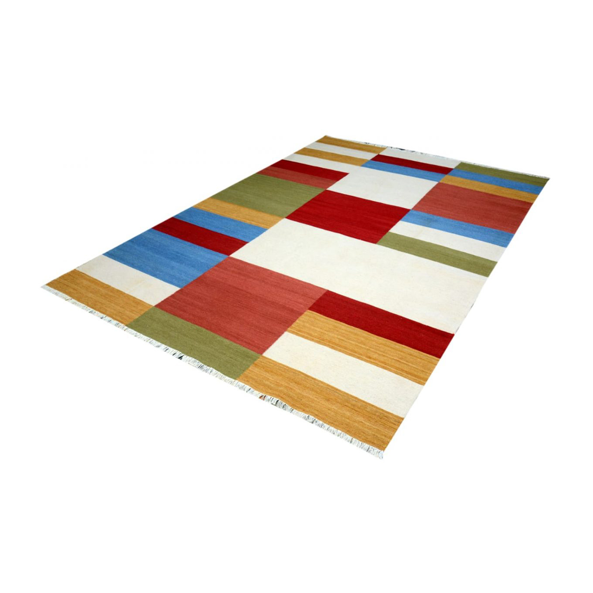 Handmade Genuine Woolen Colorful Rug - Add Style and Elegance to Your Home