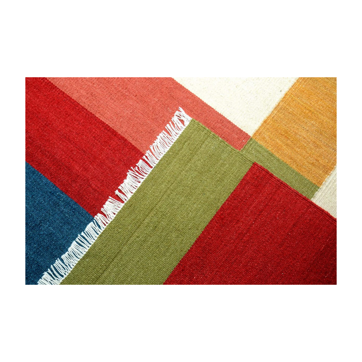 Handmade Genuine Woolen Colorful Rug - Add Style and Elegance to Your Home