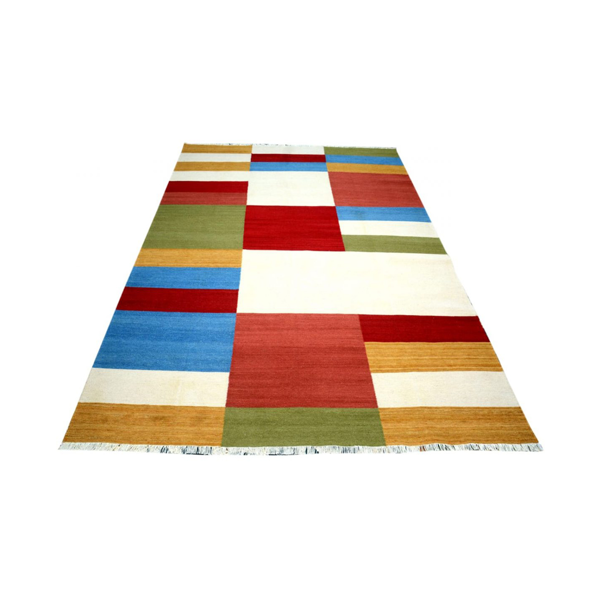 Handmade Genuine Woolen Colorful Rug - Add Style and Elegance to Your Home