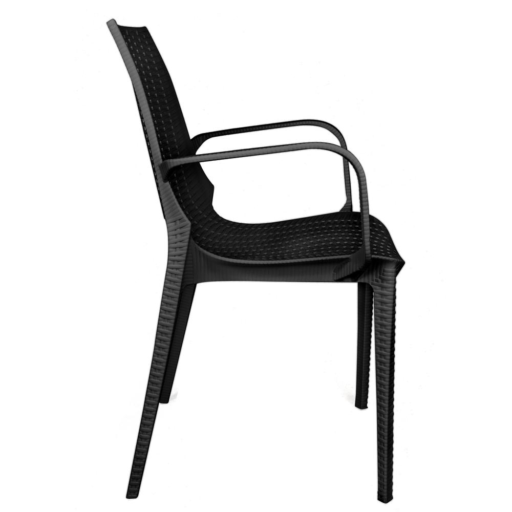 Kent Outdoor Patio Plastic Dining Arm Chair - Stylish and Durable