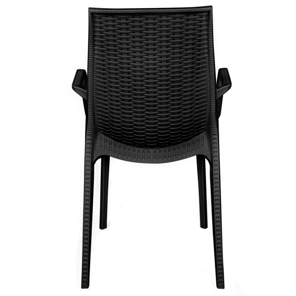 Kent Outdoor Patio Plastic Dining Arm Chair - Stylish and Durable