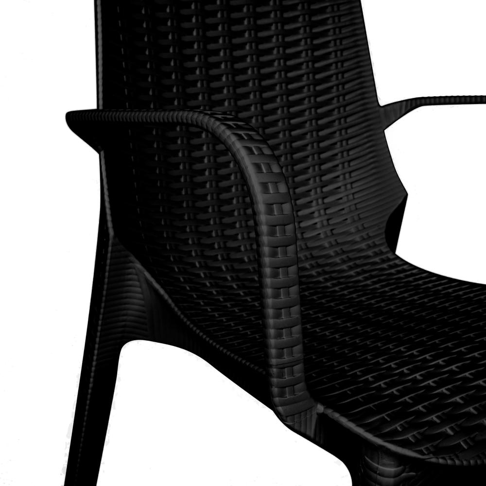 Kent Outdoor Patio Plastic Dining Arm Chair - Stylish and Durable