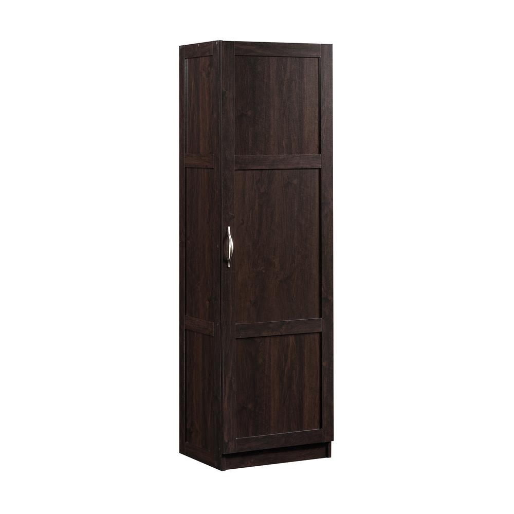 Storage Pantry Cc - Adjustable Shelves, Raised Panel Doors, Cinnamon Cherry Finish