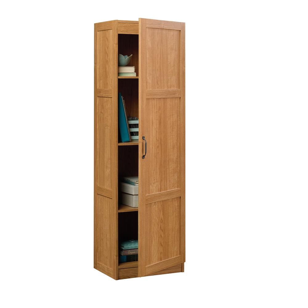 Storage Pantry Ho - Hidden Storage with Adjustable Shelves | Highland Oak Finish