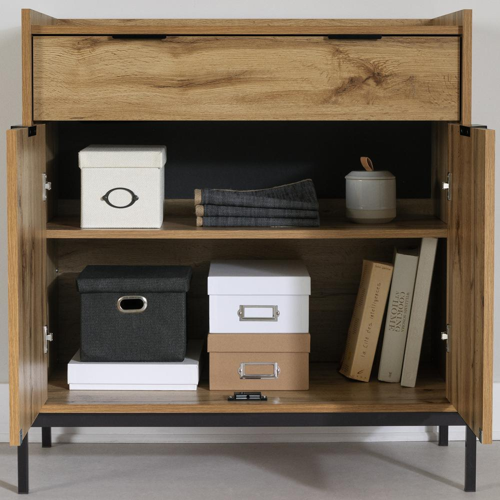 Mezzy Storage Cabinet, Nordik Oak - Modern Urban Style | South Shore Furniture