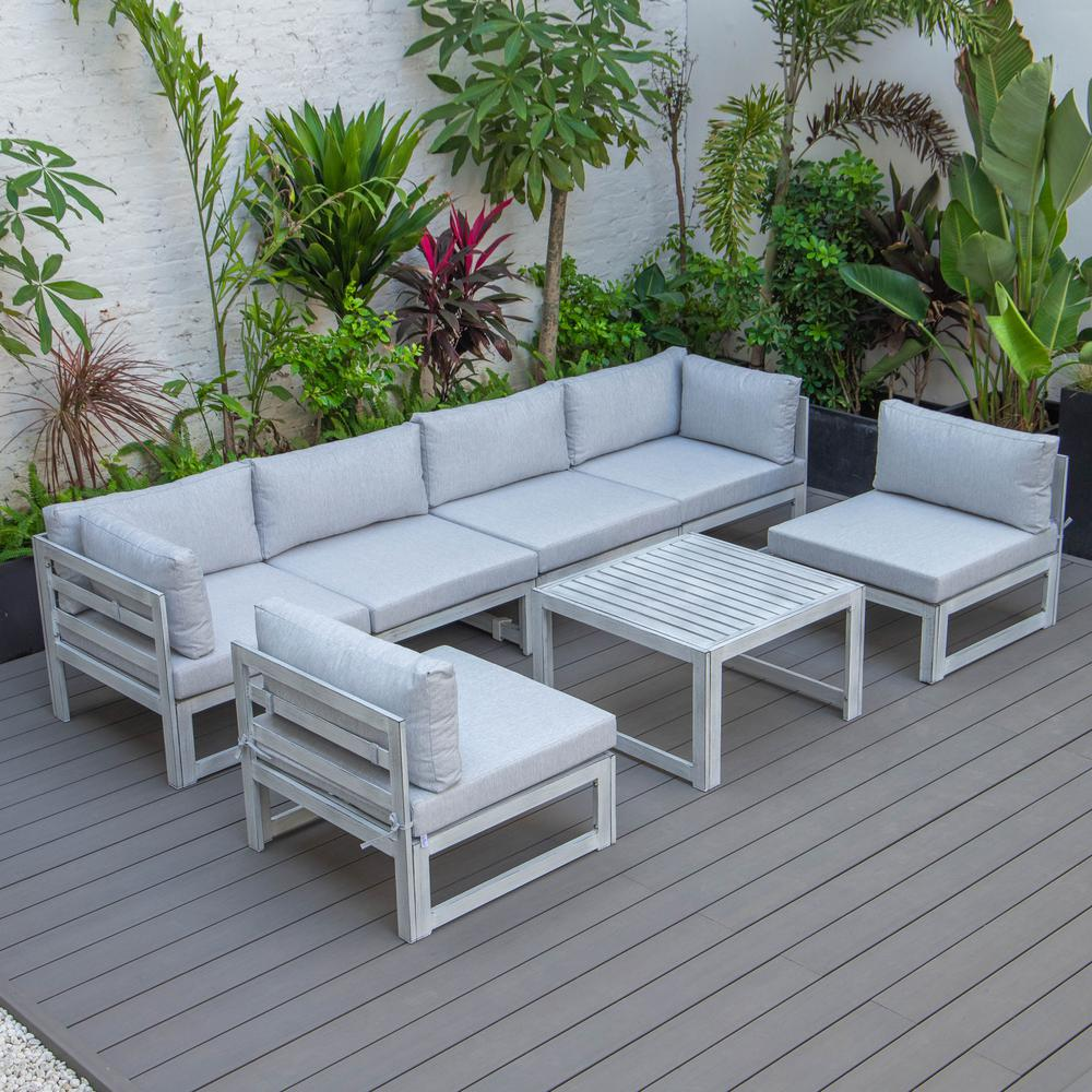 Chelsea 7-Piece Patio Sectional - Modern Outdoor Furniture Set