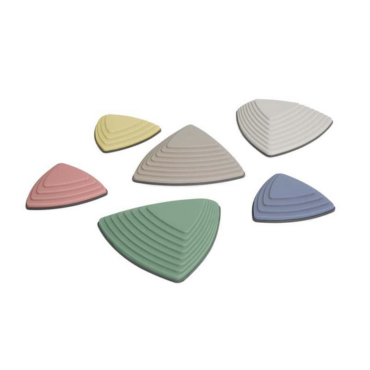 River Stones Nordic - Colorful Stepping Stones for Active Play