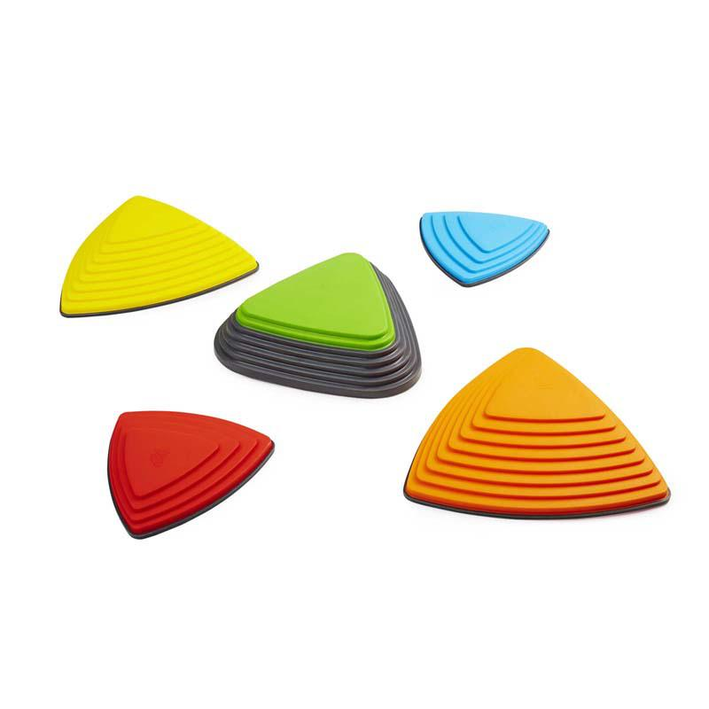 Bouncing River Stone Set, Set of 5 - Enhance Motor Skills and Have Fun