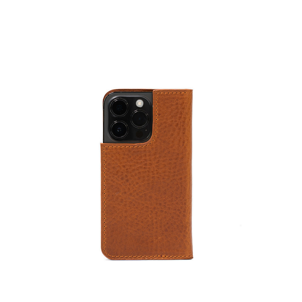 iPhone 15 Series Leather Folio Case Wallet with MagSafe - The Minimalist 3.0