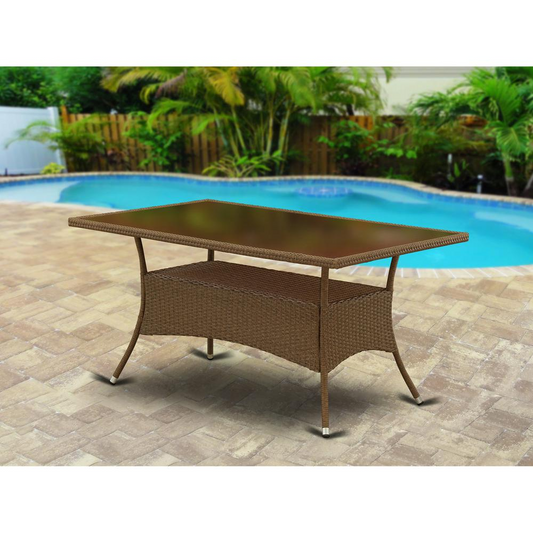 Buy Wicker Patio Table Brown Online - Affordable and Weather Resistant