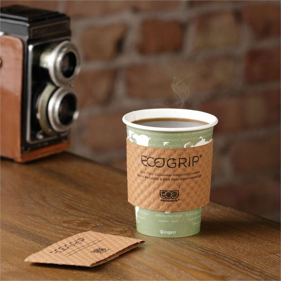 Eco-Products EcoGrip Hot Cup Sleeve - 1300 / Carton - Kraft