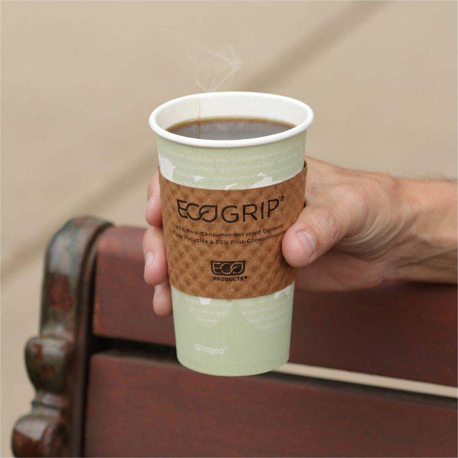 Eco-Products EcoGrip Hot Cup Sleeve - 1300 / Carton - Kraft