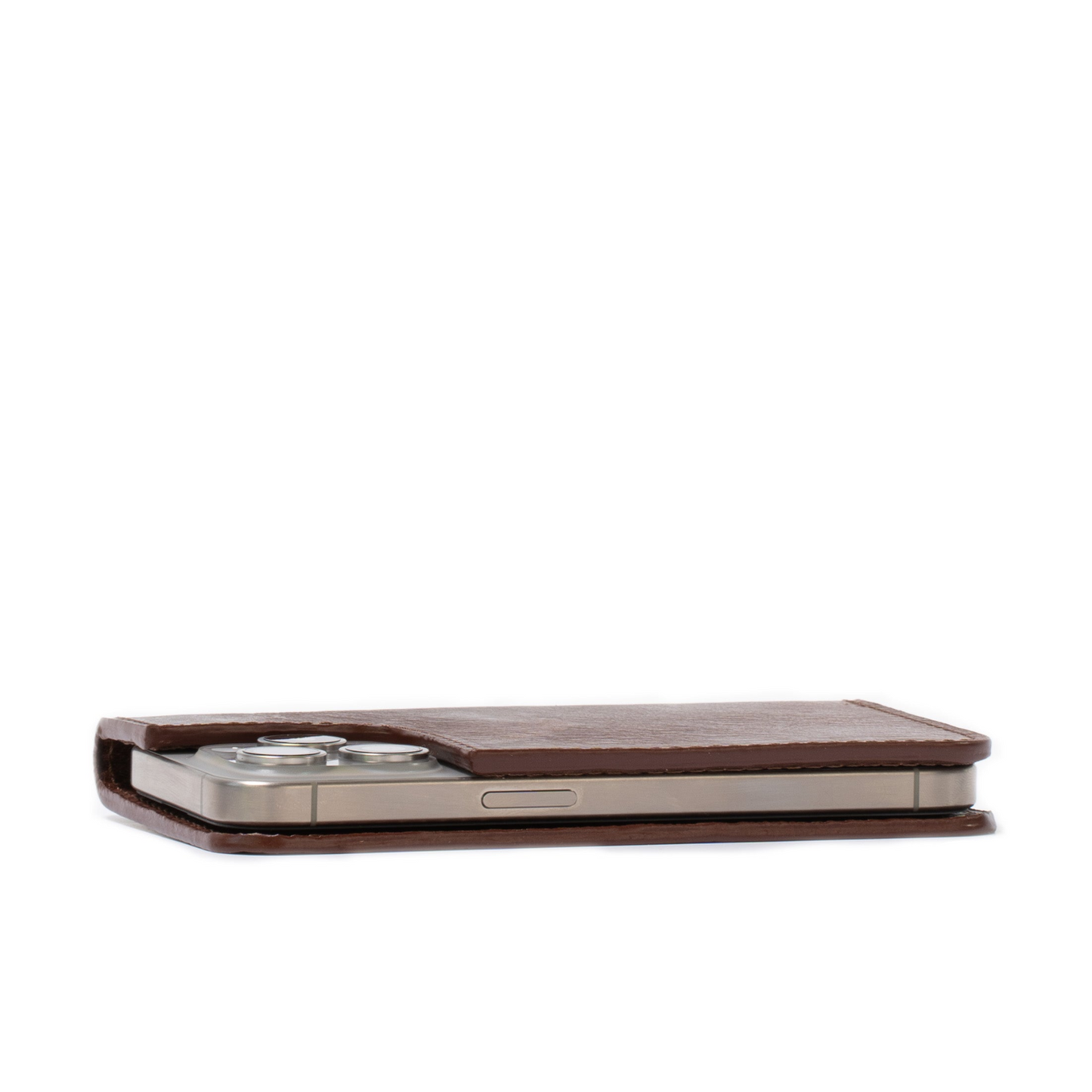 iPhone 15 Series Leather Folio Case Wallet with MagSafe - The Minimalist 3.0