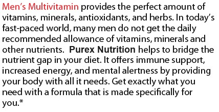 Pure Multi-Vitamins Mens - Essential Nutrients for Men's Health