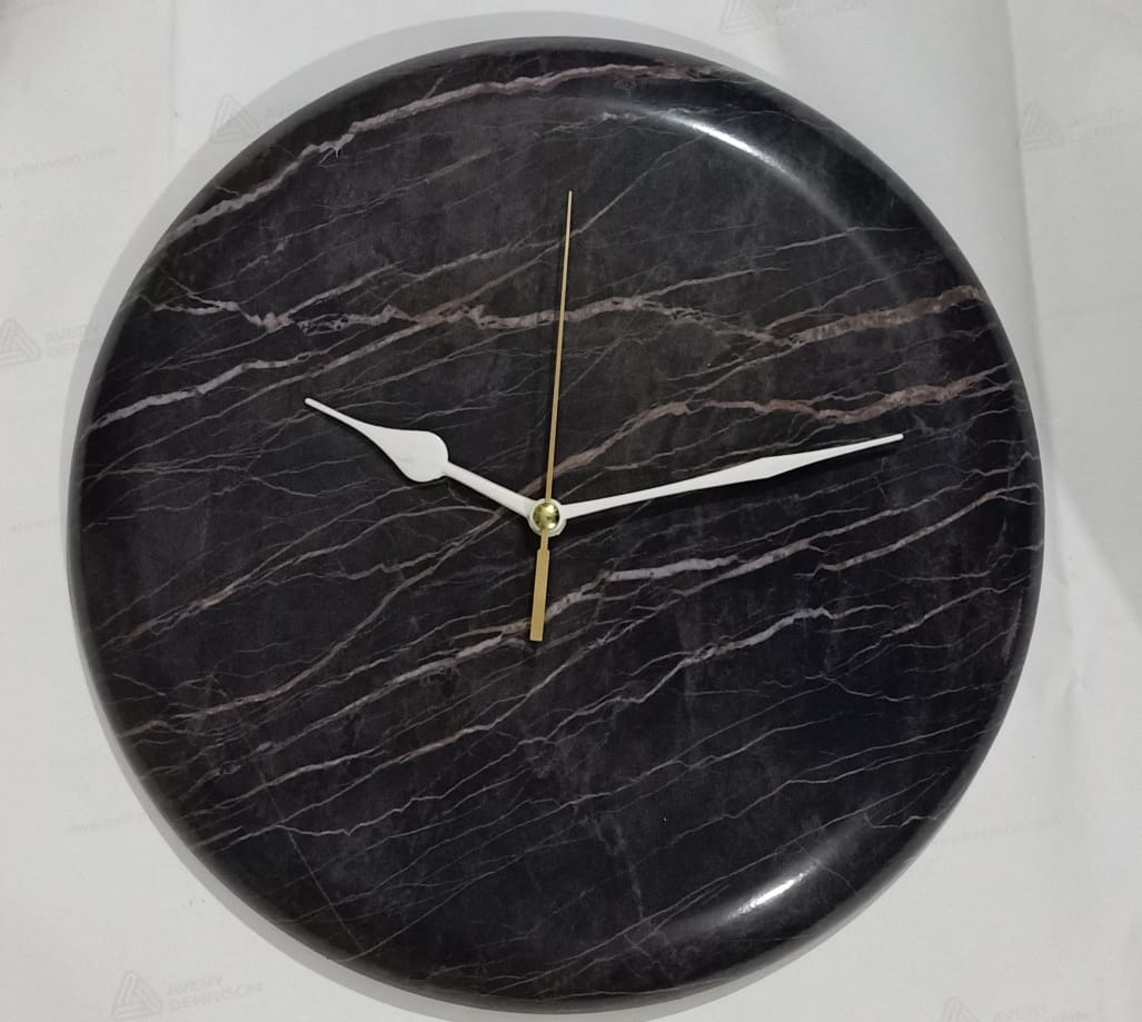 Handmade Resin Wall Clock - Unique Home Decor Accent