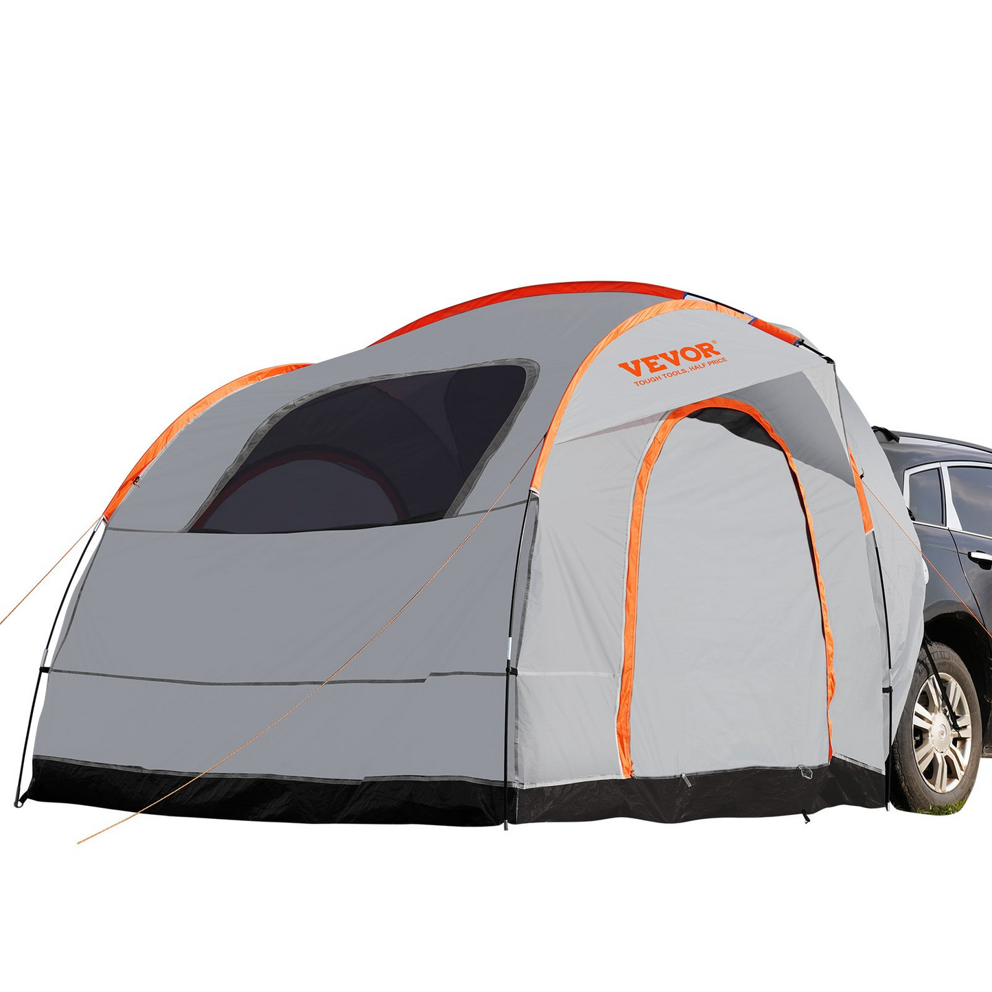 VEVOR SUV Camping Tent, 8'-8' SUV Tent Attachment for Camping with Rain Layer and Carry Bag