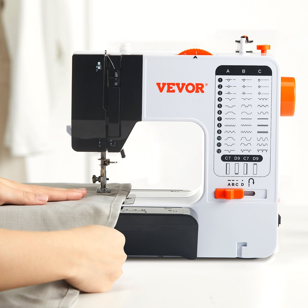 VEVOR Sewing Machine 38 Stitches Extension Table Pedal Accessory for Home DIY