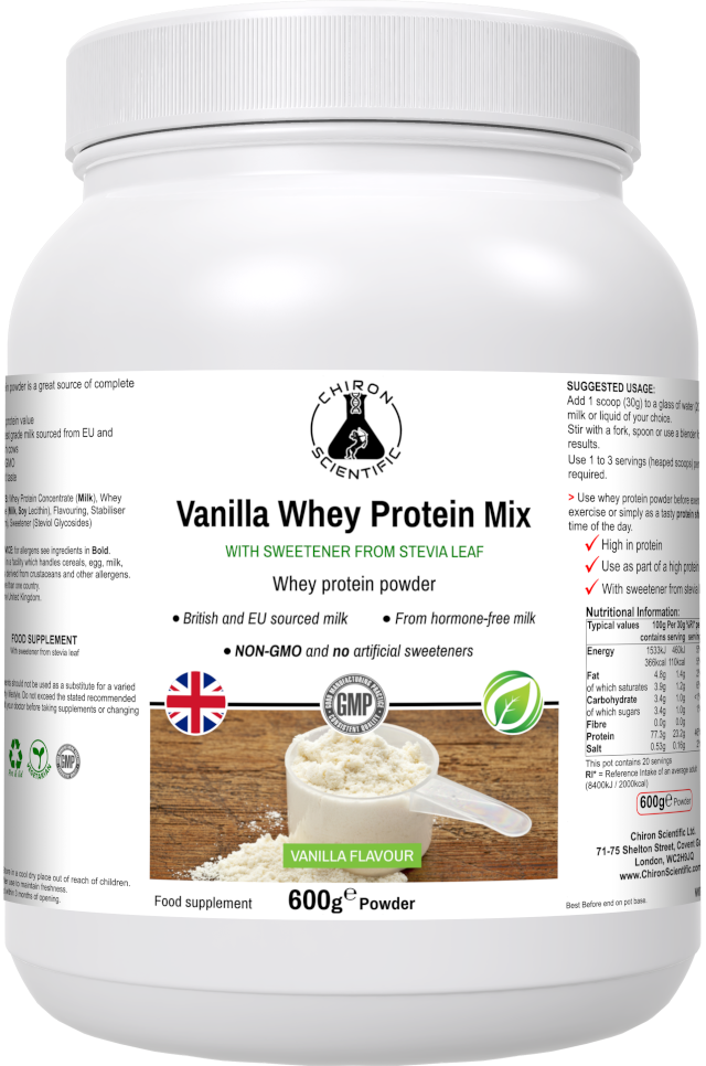 Delicious Vanilla Whey Protein Mix - High Quality and Hormone-Free