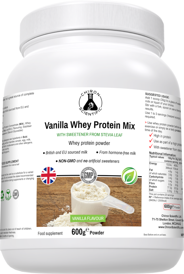 Delicious Vanilla Whey Protein Mix - High Quality and Hormone-Free