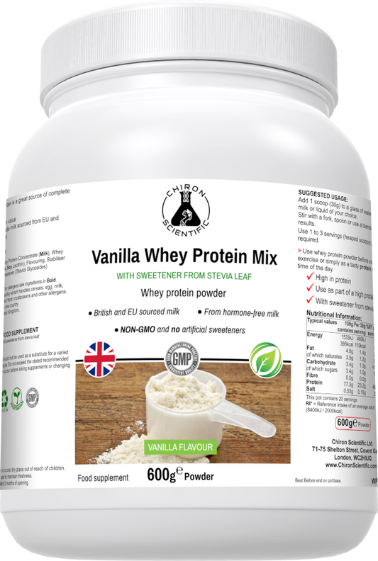 Delicious Vanilla Whey Protein Mix - High Quality and Hormone-Free