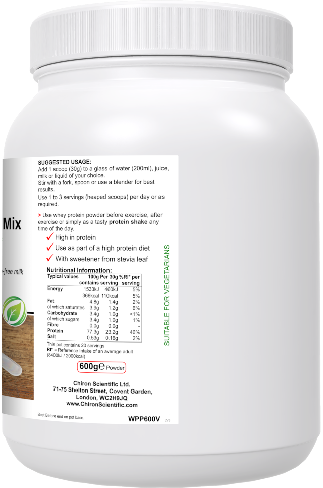 Delicious Vanilla Whey Protein Mix - High Quality and Hormone-Free