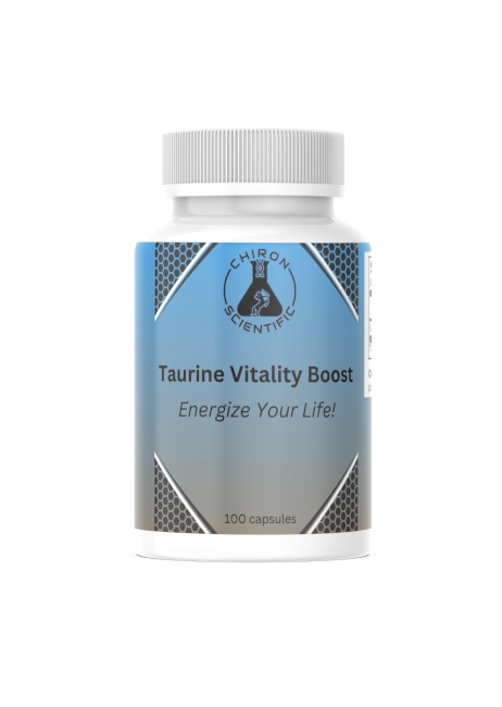 Premium Taurine Supplement for Cardiovascular Health, Liver Function, and Mood - 100 Vegetarian Capsules