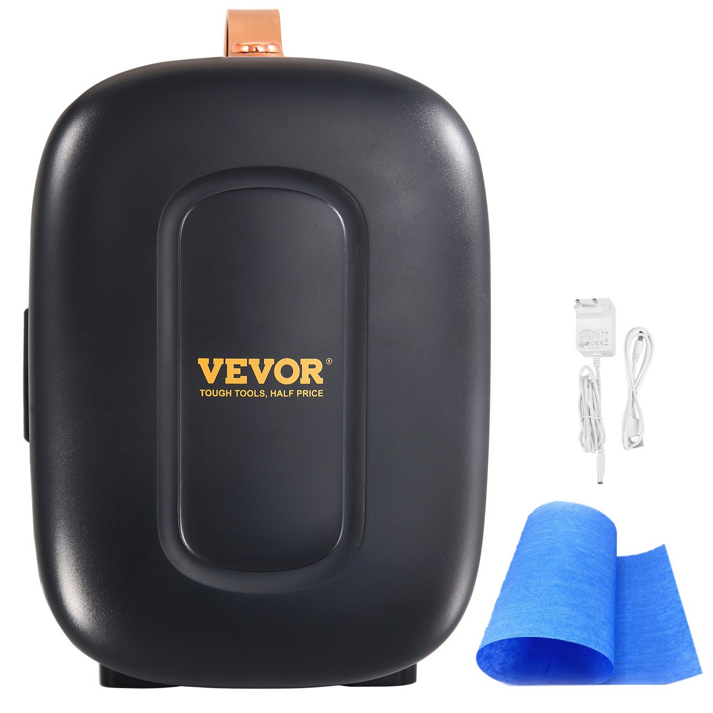 Vevor Mini Fridge, 4 Liter/6 Can Small Refrigerator for Beverage Skincare & Cosmetic, AC/DC Cooler & Warmer, Mute Portable Tiny Fridge for Bedroom Office Dorm Desk Car Travel, Black