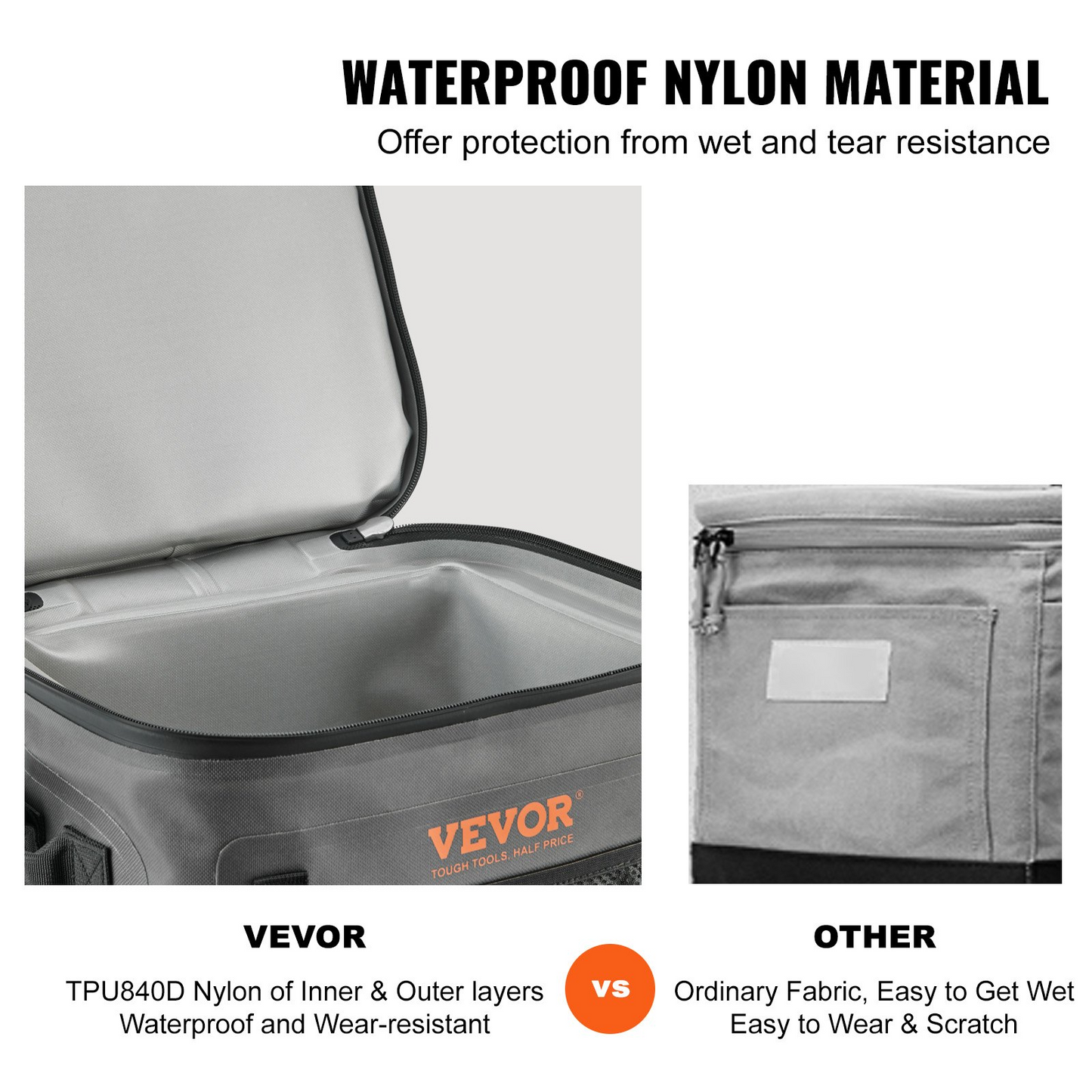 VEVOR Soft Cooler Bag - Leakproof and Insulated Soft Sided Cooler