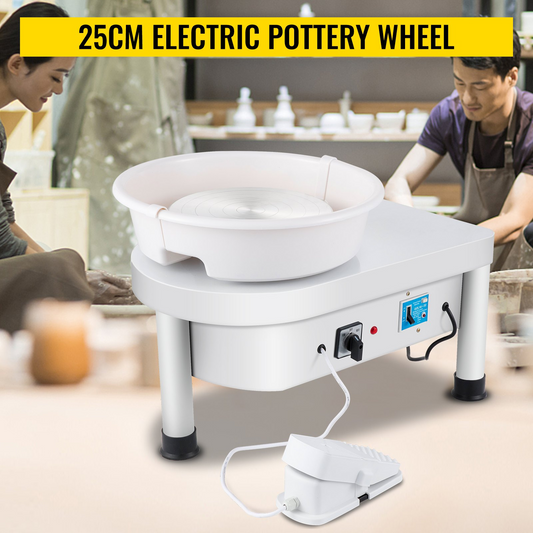 280w 25cm Electric Pottery Wheel Ceramic Machine | Art Craft DIY 110v