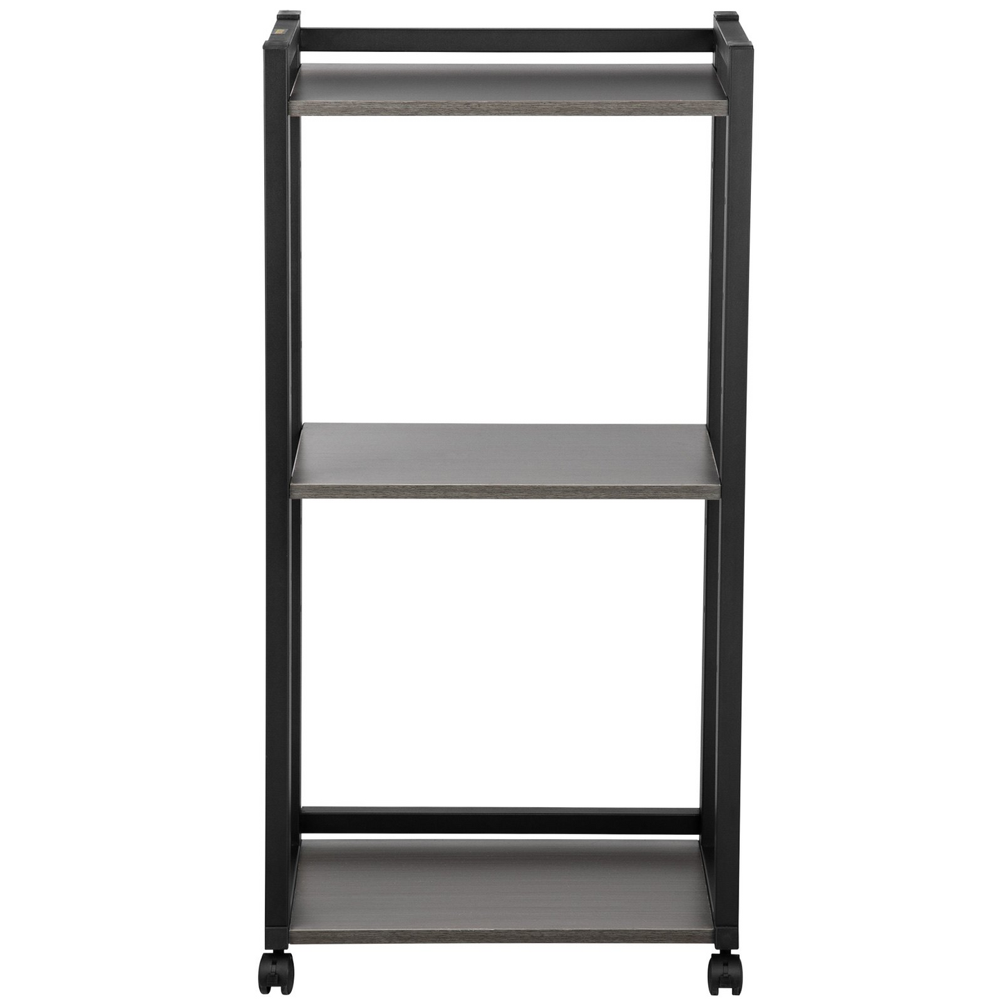 VEVOR Printer Stand, 3-Tier Rolling Printer Cart, Adjustable Storage Shelf Rack on Lockable Wheels, 19.69x 13.78x 42 inch Printer Table for Home Office Small Spaces Organization, Black