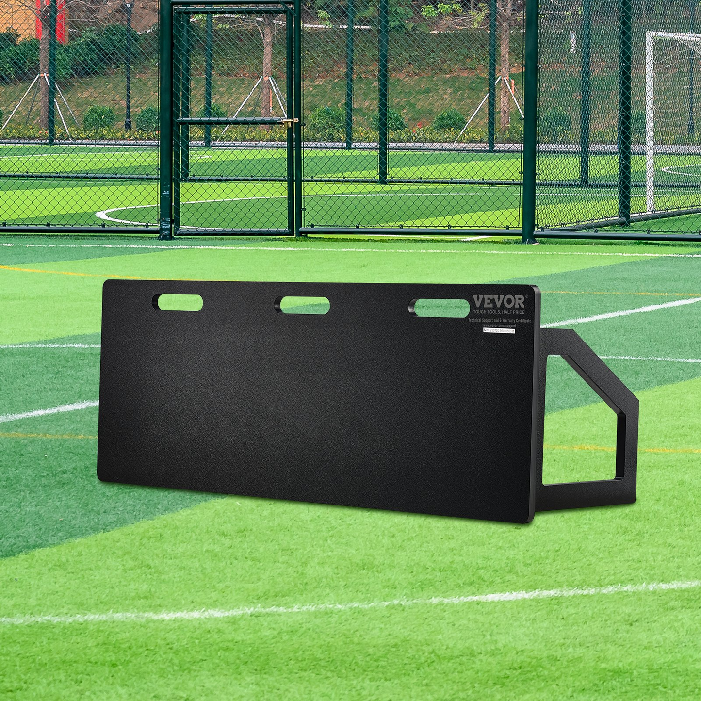 VEVOR Soccer Rebounder Board - Portable Soccer Wall with 2 Angles Rebound