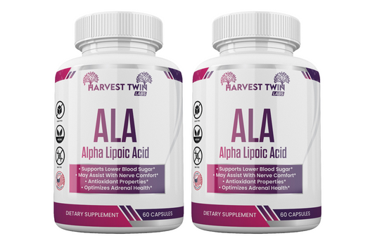 ALA 2 Pack - Maintain Healthy Blood Sugar Levels and Boost Energy