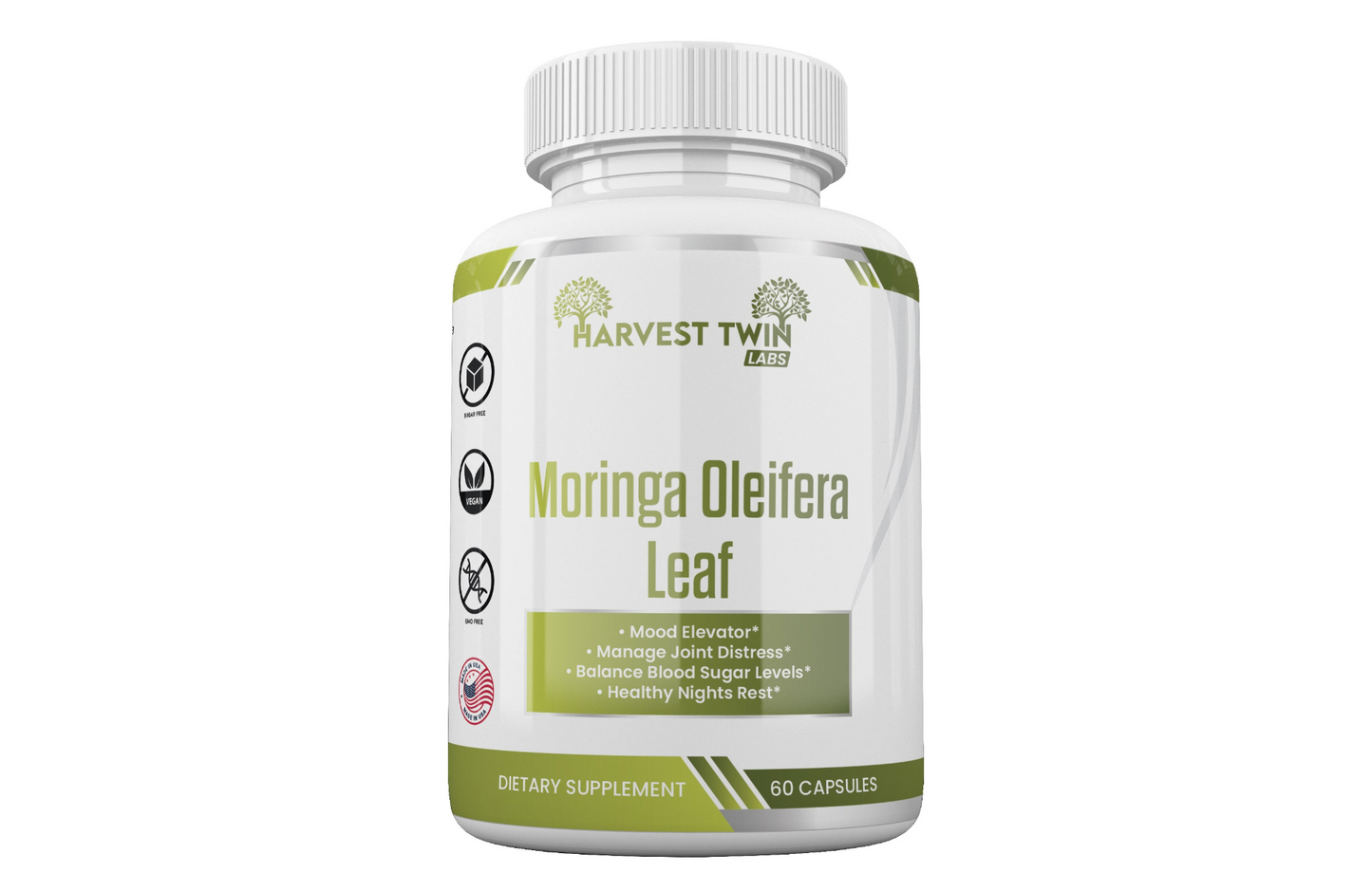 Harvest Twin Labs Moringa Oleifera (Leaf) - Natural Wellness Support