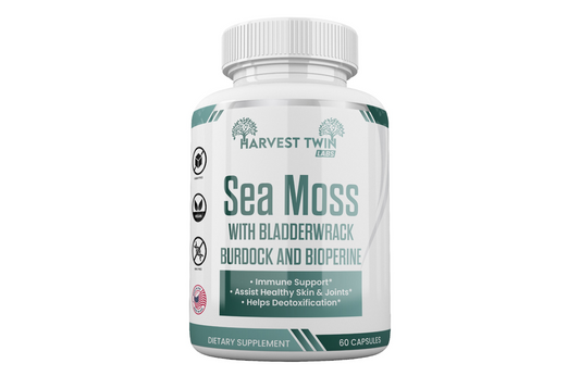 Harvest Twin Labs Sea Moss - Natural Superfood for Immune System Support