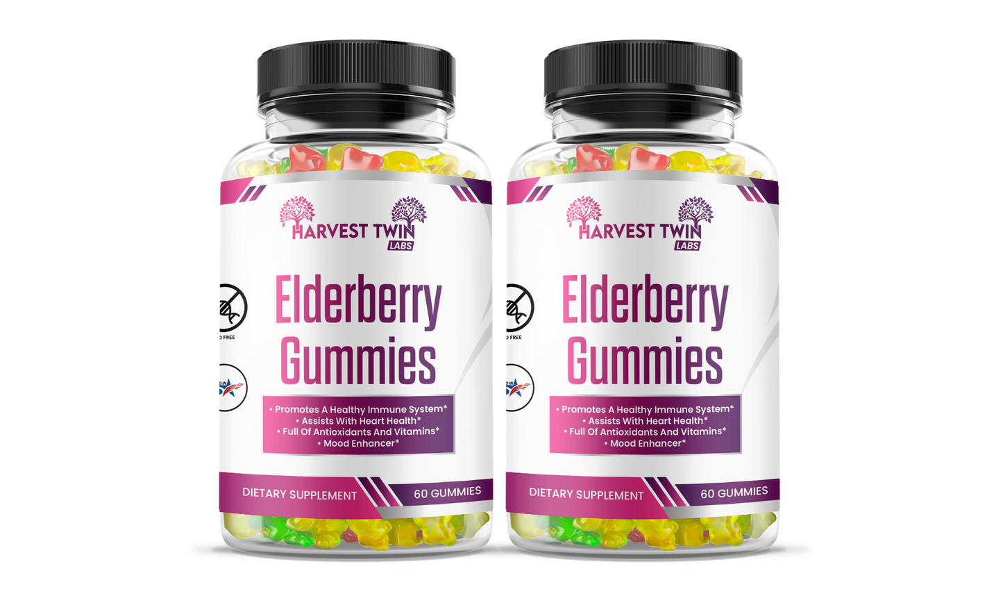 Buy Elderberry Gummies 2 Pack - Boost Heart Health and Immunity