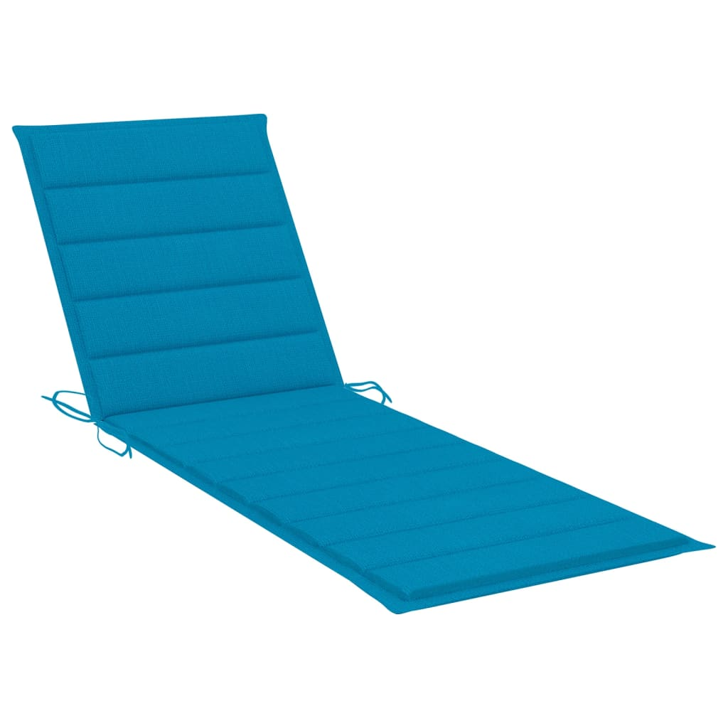 vidaXL Patio Sun Lounger with Cushion Bamboo - Comfortable and Stylish Outdoor Furniture